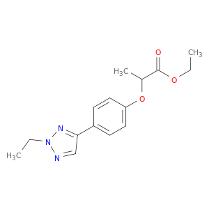 Propanoic acid, 2-[4-(2-ethyl-2H-1,2,3-triazol-4-yl)phenoxy]-, ethyl ester