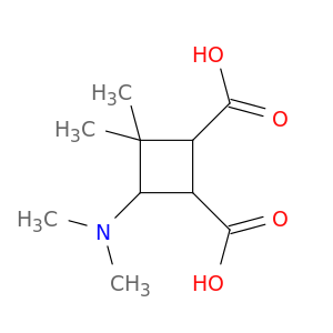 1,2-Cyclobutanedicarboxylicacid, 4-(dimethylamino)-3,3-dimethyl-