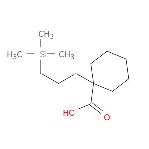 Cyclohexanecarboxylic acid, 1-[3-(trimethylsilyl)propyl]-