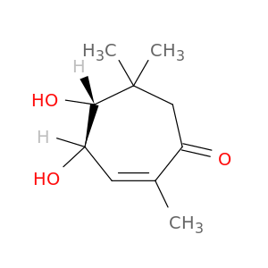 2-Cyclohepten-1-one, 4,5-dihydroxy-2,6,6-trimethyl-