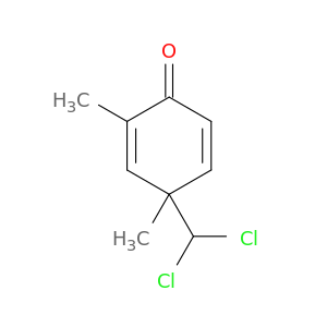2,5-Cyclohexadien-1-one,4-(dichloromethyl)-2,4-dimethyl-