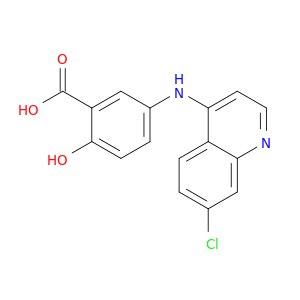 Benzoic acid, 5-[(7-chloro-4-quinolinyl)amino]-2-hydroxy-