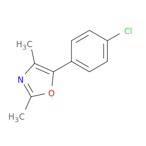 Oxazole, 5-(4-chlorophenyl)-2,4-dimethyl-