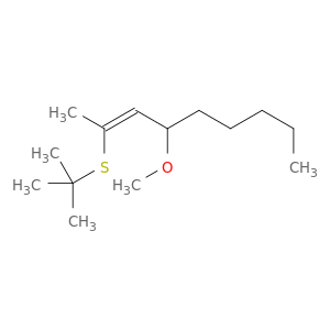 2-Nonene, 2-[(1,1-dimethylethyl)thio]-4-methoxy-, (Z)-