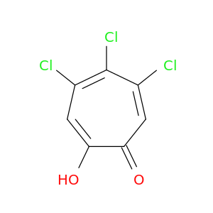 2,4,6-Cycloheptatrien-1-one, 4,5,6-trichloro-2-hydroxy-