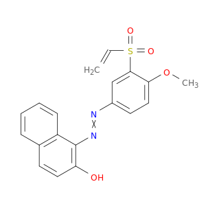 2-Naphthalenol, 1-[[3-(ethenylsulfonyl)-4-methoxyphenyl]azo]-