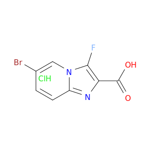6-溴-3-氟咪唑[1,2-a]吡啶-2-羧酸盐酸盐