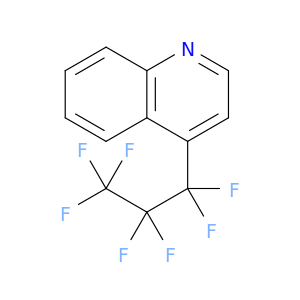 Quinoline, 4-(heptafluoropropyl)-