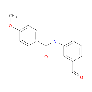 n-(3-甲酰基苯基)-4-甲氧基苯甲酰胺