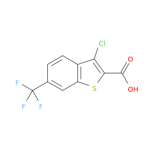 3-氯-6-(三氟甲基)苯并[b]噻吩-2-羧酸