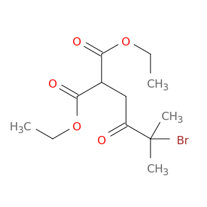 Propanedioic acid, (3-bromo-3-methyl-2-oxobutyl)-, diethyl ester