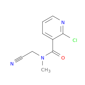3-Pyridinecarboxamide, 2-chloro-N-(cyanomethyl)-N-methyl-