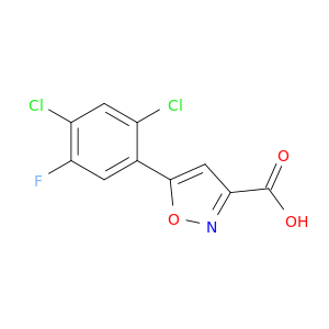 5-(2,4-二氯-5-氟苯基)异噁唑-3-甲酸