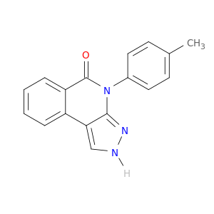 5H-Pyrazolo[3,4-c]isoquinolin-5-one, 2,4-dihydro-4-(4-methylphenyl)-