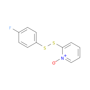 Pyridine, 2-[(4-fluorophenyl)dithio]-, 1-oxide