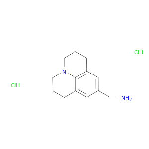 (1,2,3,5,6,7-Hexahydropyrido[3,2,1-ij]quinolin-9-yl)methanamine dihydrochloride