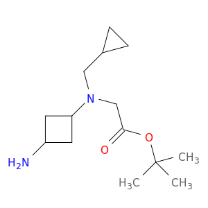 tert-Butyl 2-[(3-Aminocyclobutyl)(cyclopropylmethyl)amino]acetate
