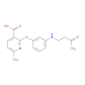 3-Pyridinecarboxylic acid, 2-[3-(acetylethylamino)phenoxy]-6-methyl-