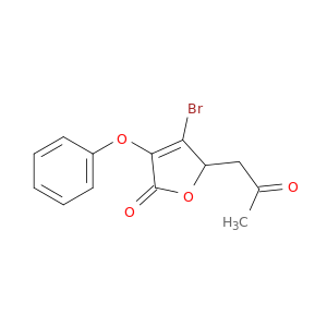 2(5H)-Furanone, 4-bromo-5-(2-oxopropyl)-3-phenoxy-