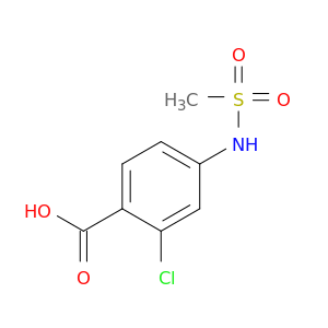 2-氯-4-甲磺酰氨基苯甲酸