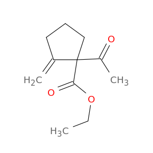 Cyclopentanecarboxylic acid, 1-acetyl-2-methylene-, ethyl ester