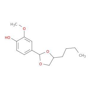 Phenol, 4-(4-butyl-1,3-dioxolan-2-yl)-2-methoxy-