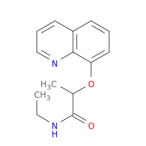 Propanamide, N-ethyl-2-(8-quinolinyloxy)-
