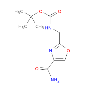 Carbamic acid,[[4-(aminocarbonyl)-2-oxazolyl]methyl]-, 1,1-dimethylethyl ester (9CI)