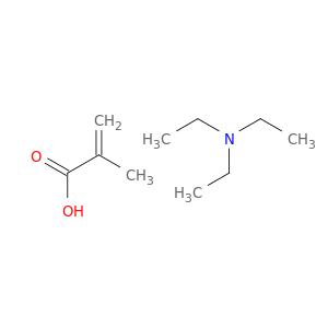 2-Propenoic acid, 2-methyl-, compd. with N,N-diethylethanamine (1:1)