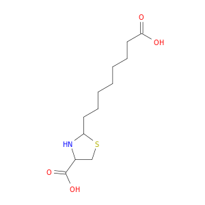2-Thiazolidineoctanoic acid, 4-carboxy-