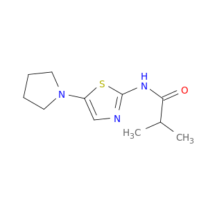 Propanamide, 2-methyl-N-[5-(1-pyrrolidinyl)-2-thiazolyl]-