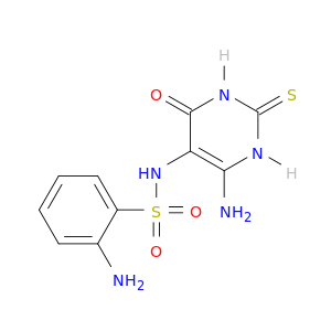 2-amino-N-(4-amino-6-oxo-2-sulfanylidene-3H-pyrimidin-5-yl)benzenesulfonamide