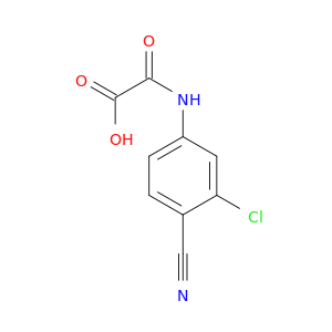 [(3-Chloro-4-cyanophenyl)carbamoyl]formic acid