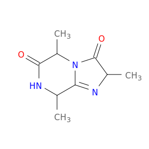 Imidazo[1,2-a]pyrazine-3,6(2H,5H)-dione, 7,8-dihydro-2,5,8-trimethyl-