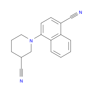 3-Piperidinecarbonitrile, 1-(4-cyano-1-naphthalenyl)-