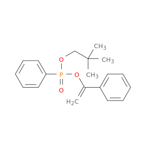 Phosphonic acid, phenyl-, 2,2-dimethylpropyl 1-phenylethenyl ester