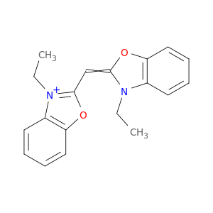 Benzoxazolium, 3-ethyl-2-[(3-ethyl-2(3H)-benzoxazolylidene)methyl]-