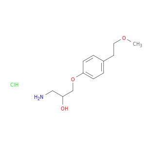 2-Propanol, 1-amino-3-[4-(2-methoxyethyl)phenoxy]-, hydrochloride