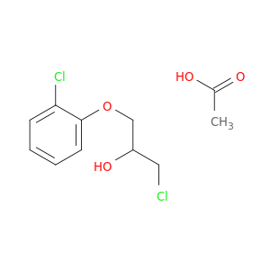 2-Propanol, 1-chloro-3-(2-chlorophenoxy)-, acetate