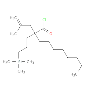 Decanoyl chloride, 2-(2-methyl-2-propenyl)-2-[3-(trimethylsilyl)propyl]-
