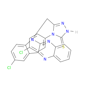 3H-1,2,4-Triazole-3-thione,5-[(9-chloro-6H-indolo[2,3-b]quinoxalin-6-yl)methyl]-4-(4-chlorophenyl)-2,4-dihydro-