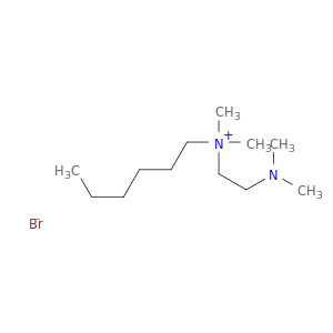 1-Hexanaminium, N-[2-(dimethylamino)ethyl]-N,N-dimethyl-, bromide