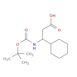 3-(Boc-氨基)-3-环己基丙酸
