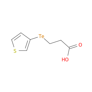 Propanoic acid, 3-(3-thienyltelluro)-
