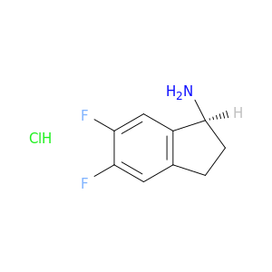 (S)-5,6-二氟-2,3-二氢-1H-茚-1-胺盐酸盐
