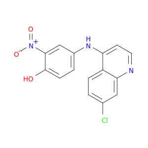 Phenol, 4-[(7-chloro-4-quinolinyl)amino]-2-nitro-