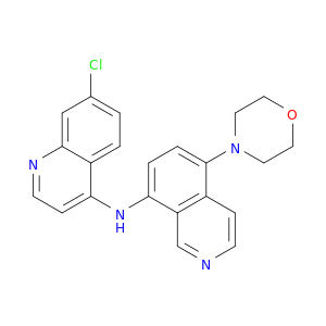 4-Quinolinamine, 7-chloro-N-[5-(4-morpholinyl)-8-isoquinolinyl]-