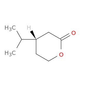 2H-Pyran-2-one, tetrahydro-4-(1-methylethyl)-, (S)-