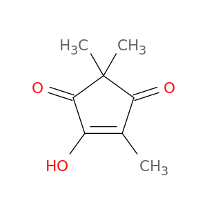 4-Cyclopentene-1,3-dione, 4-hydroxy-2,2,5-trimethyl-