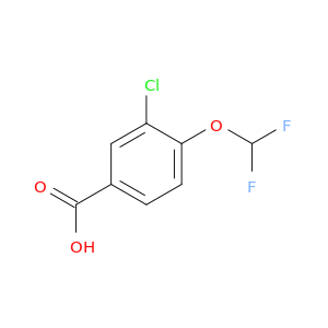 3-氯-4-(二氟甲氧基)苯甲酸